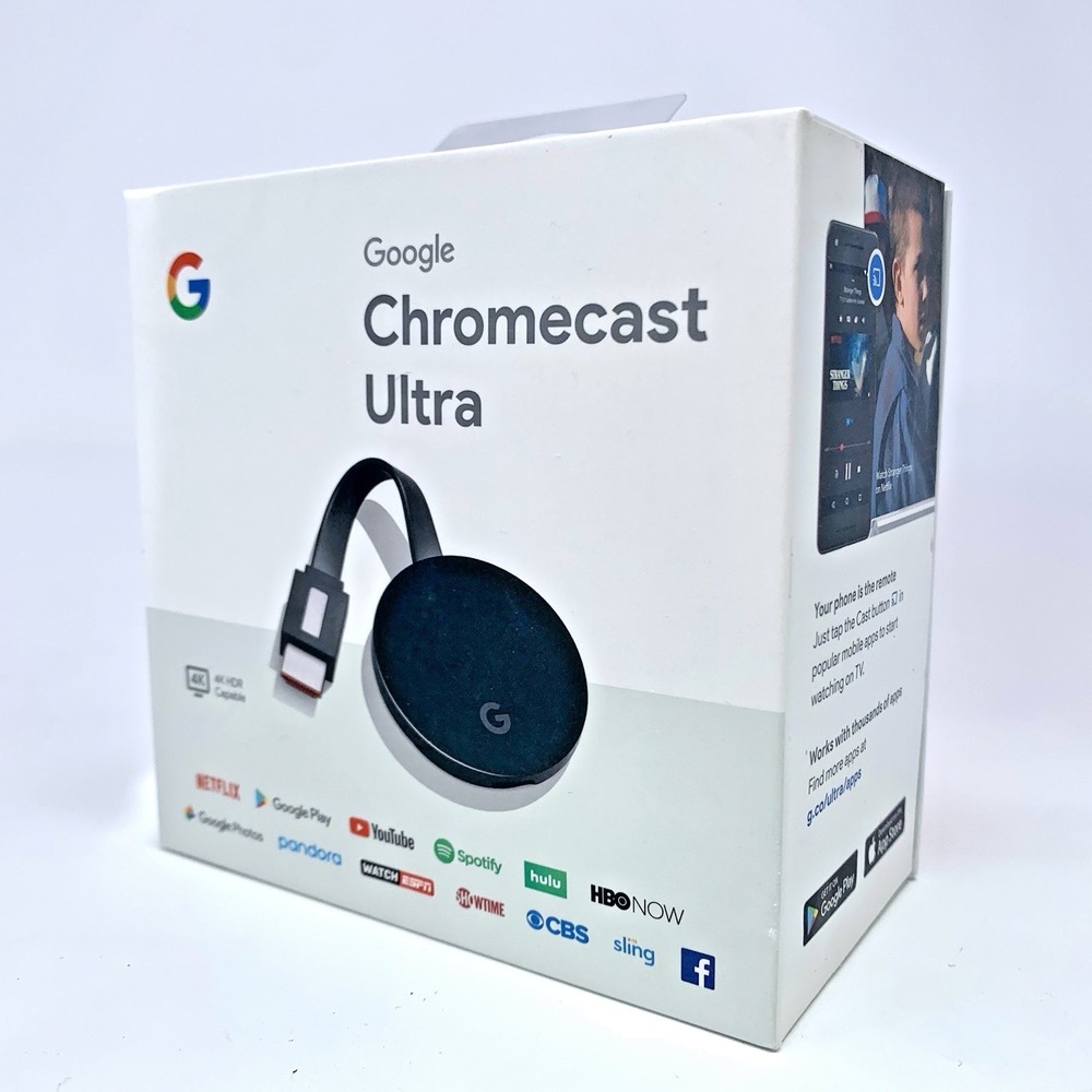 Google Chromecast Ultra 4K Digital Media Streamer - Black (GA3A00403A14) Tested